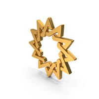 Gold Kufic Pattern PNG & PSD Images