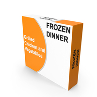 Frozen Dinner Box Type  Chicken And Veggies PNG & PSD Images