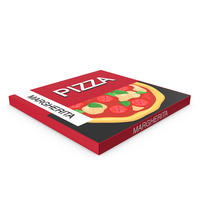 Margherita Pizza Box PNG & PSD Images