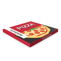 Pepperoni Pizza Box PNG & PSD Images