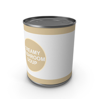 Creamy Mushroom Canned Soup PNG & PSD Images