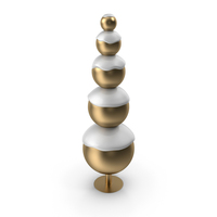 Modern Gold Christmas Decoration PNG & PSD Images