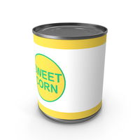 Canned Corn 8 25oz Generic Label PNG & PSD Images