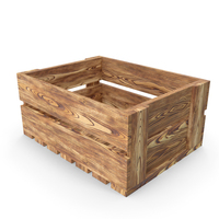 Low Small Scorched Wooden Packaging Of Boards PNG & PSD Images
