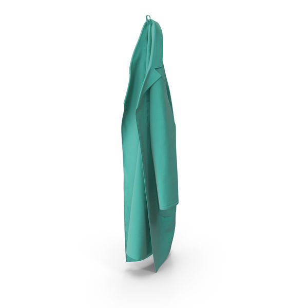 Green Hanging Lab Coat PNG & PSD Images