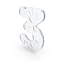 Broken Glass Number 3 PNG & PSD Images