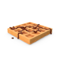 Waffle With Chocolate PNG & PSD Images