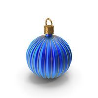 Blue Christmas Ornament PNG & PSD Images