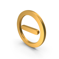 Minus Gold PNG & PSD Images