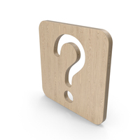 Icon Question Mark Wood PNG & PSD Images