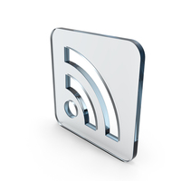 Glass RSS Feed Icon PNG & PSD Images