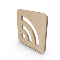 Icon RSS Feed Wifi Wood PNG & PSD Images