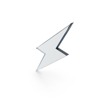 Icon Voltage Lightning Flash Glass PNG & PSD Images