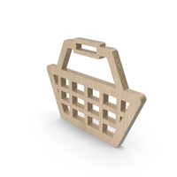 Icon Shopping Basket Wood PNG & PSD Images