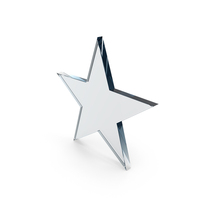 Glass Star Icon PNG & PSD Images