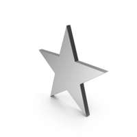 Silver Star Icon PNG & PSD Images