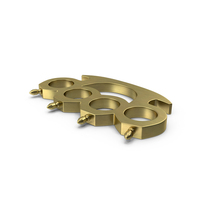 Spiked Brass Knuckles PNG & PSD Images