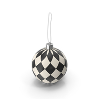 Black And White Christmas Ball PNG & PSD Images
