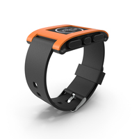 Pebble Smart Watch With Strap PNG & PSD Images