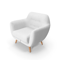 White Armchair Loa PNG & PSD Images