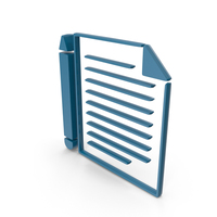 Note Paper Blue PNG & PSD Images
