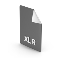 File XLR Icon PNG & PSD Images