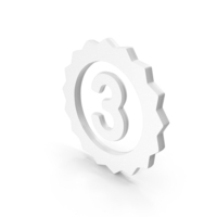 Three 3rd Frame White PNG & PSD Images
