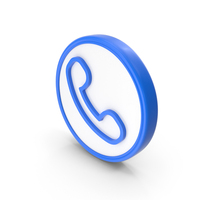Call No Ring Blue Coin PNG & PSD Images