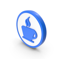 Coffee Break Blue Coin PNG & PSD Images