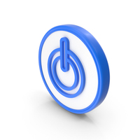 Power Shutdown Blue Coin PNG & PSD Images