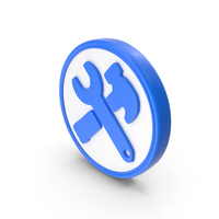 Repair Maintanence Setting Blue Coin PNG & PSD Images