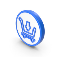 Shopping Cart Add Blue Coin PNG & PSD Images