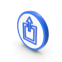 User Out Upload Blue Coin PNG & PSD Images