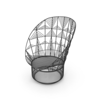 Bend Peacock Lounge Chair PNG & PSD Images