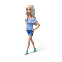 Barbie Doll In Shorts PNG & PSD Images