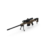 Sniper Rifle Barrett M98B PNG & PSD Images