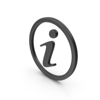 INFORMATION ICON BLACK PNG & PSD Images