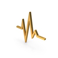 Puls Icon Gold PNG & PSD Images