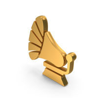 Music And Audio Icon Gold PNG & PSD Images