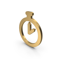 Icon Time Gold PNG & PSD Images