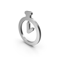 Icon Time Silver PNG & PSD Images
