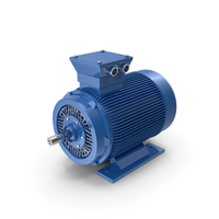 Blue Electric Motor PNG & PSD Images