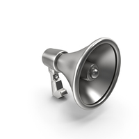 Cartoon Megaphone Silver PNG & PSD Images