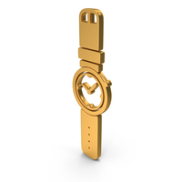 Wrist Watch Icon Gold PNG & PSD Images