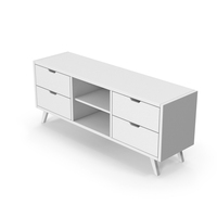 White TV Stand PNG & PSD Images