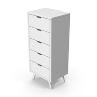 White Drawer Cabinet PNG & PSD Images
