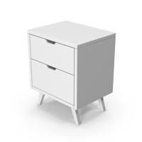 White Nightstand PNG & PSD Images