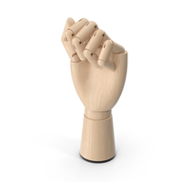 Wooden Hand Fist For Drawing PNG & PSD Images