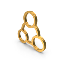 Gold Share Outline Icon PNG & PSD Images