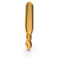 Gold Paint Brush Symbol PNG & PSD Images